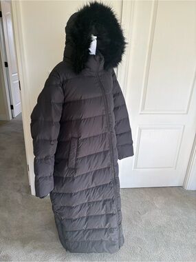 NWT Lands End Maxi Down, Water Resistance Puffer Coat.